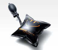 Winbag with smiley-logo